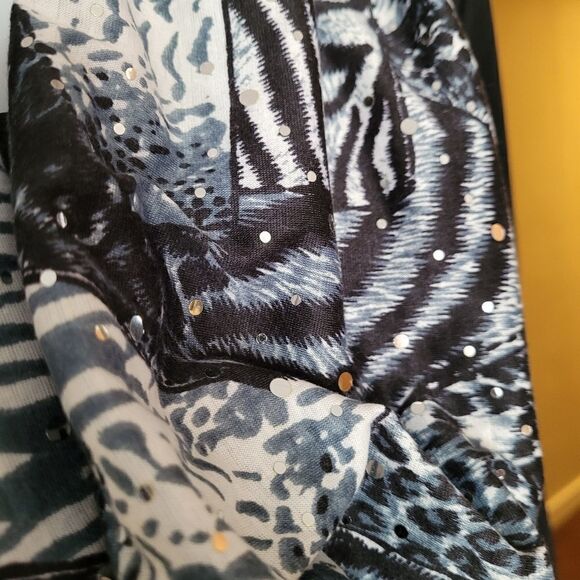 NWT NY Collection Two Piece Top & Scarf - Picture 3 of 5